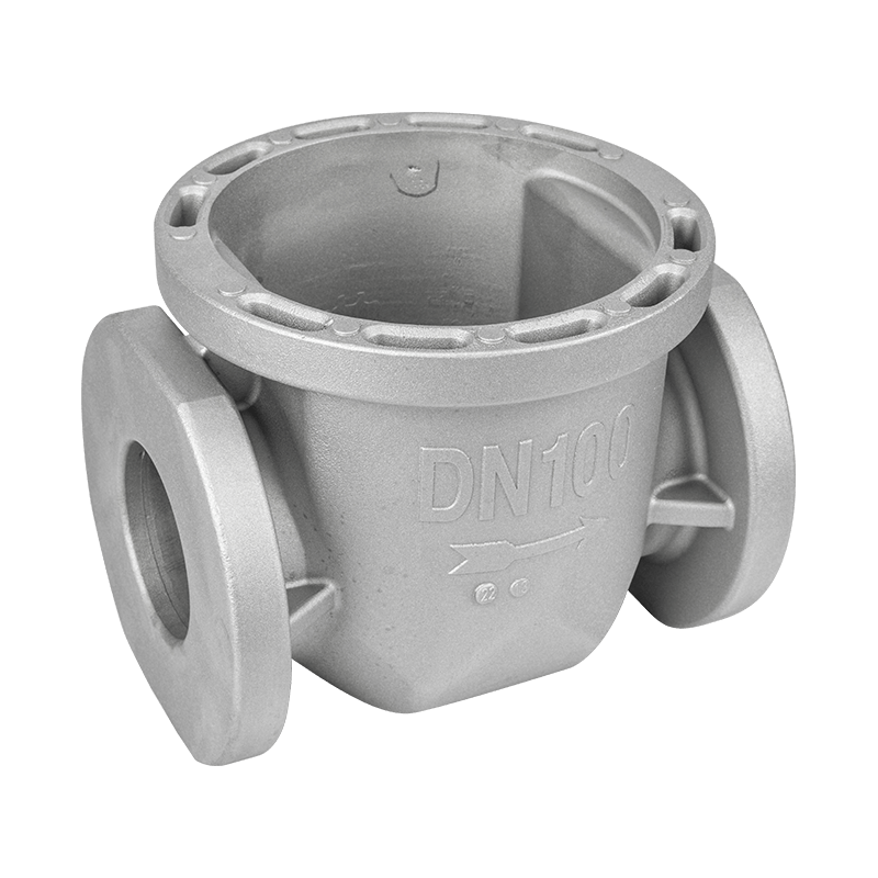 DN100 Industrial Gas Pipe Valve Body Low